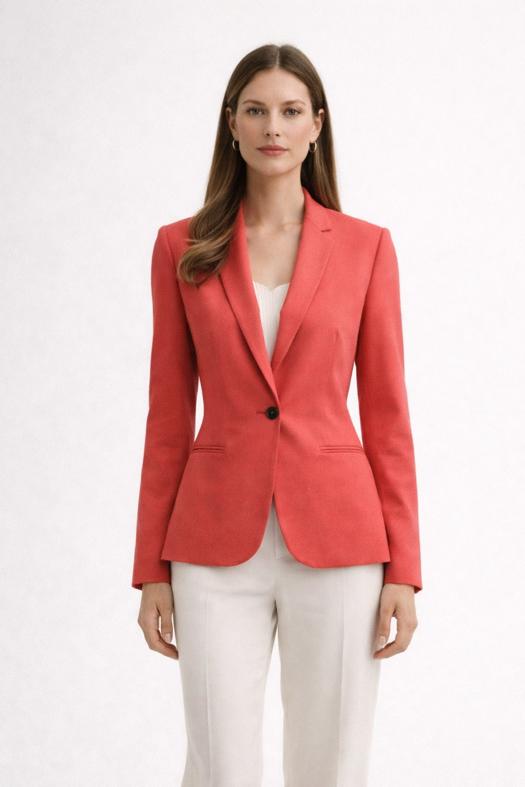 Blazer Coral de Alfaiataria Premium