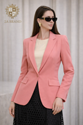 Blazer de Alfaiataria Rosé  Estruturado