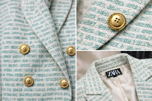 Blazer de Linho Verde Alfaiataria Premium